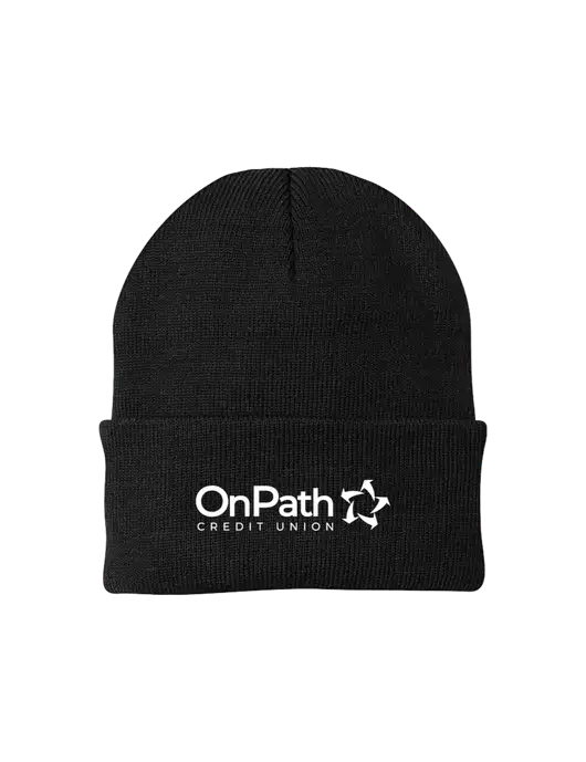 Black Knit Cap w/OnPath Logo