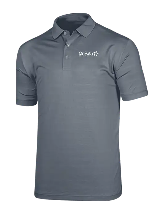 Callaway Vibrant Light Grey Ventilated Polo w/OnPath Logo