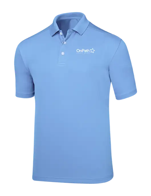 Callaway Core Light Blue Performance Polo w/OnPath Logo
