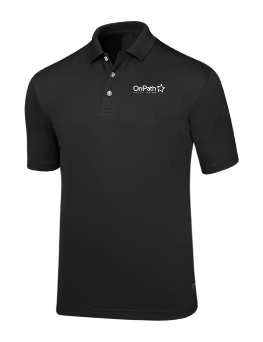 Callaway Core Black Performance Polo w/OnPath Logo