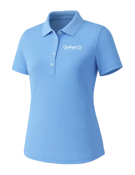 Callaway Womens Core Light Blue Performance Polo w/OnPath Logo