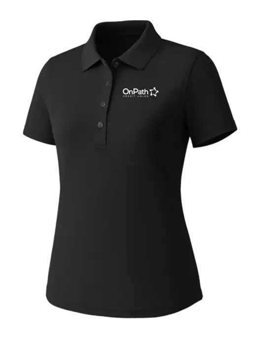 Callaway Womens Core Black Performance Polo w/OnPath Logo