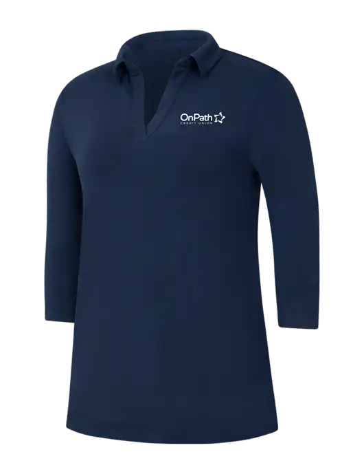 Navy Womens Luxe Knit Tunic w/OnPath Logo