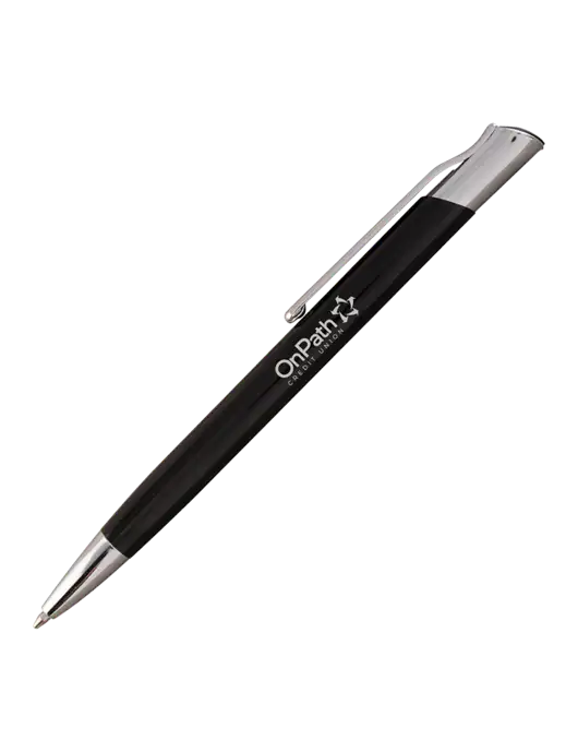 San Malo Black Pen - Black Ink w/OnPath Logo