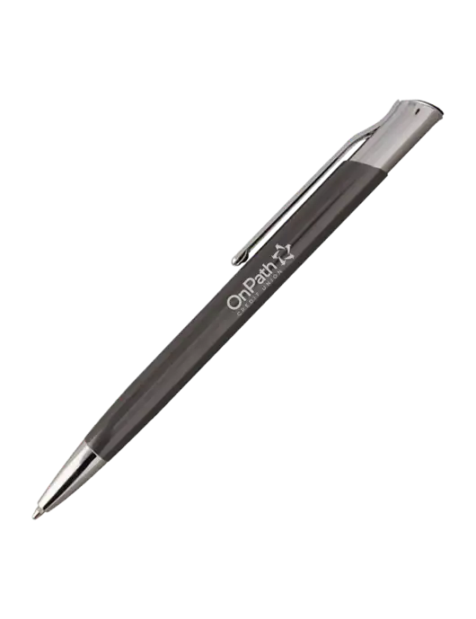 San Malo Gunmetal Pen - Black Ink w/OnPath Logo