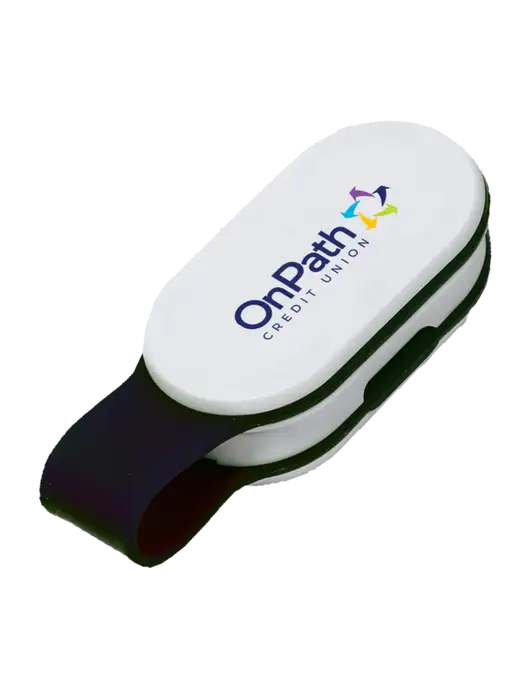 Magna Clip Black Personal Safety Light w/OnPath Logo