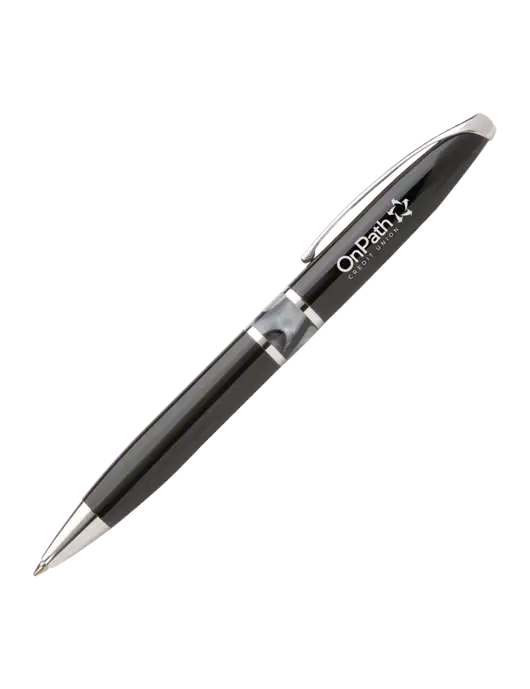 Illusion Black Pen - Black Ink w/OnPath Logo