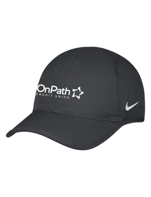 Nike Charcoal Featherlight Cap w/OnPath Logo