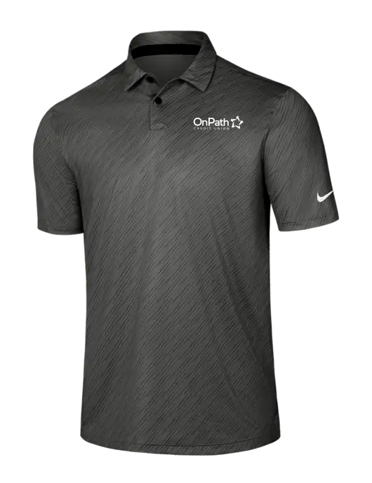 Nike Dark Grey Vapor Dash Polo w/OnPath Logo