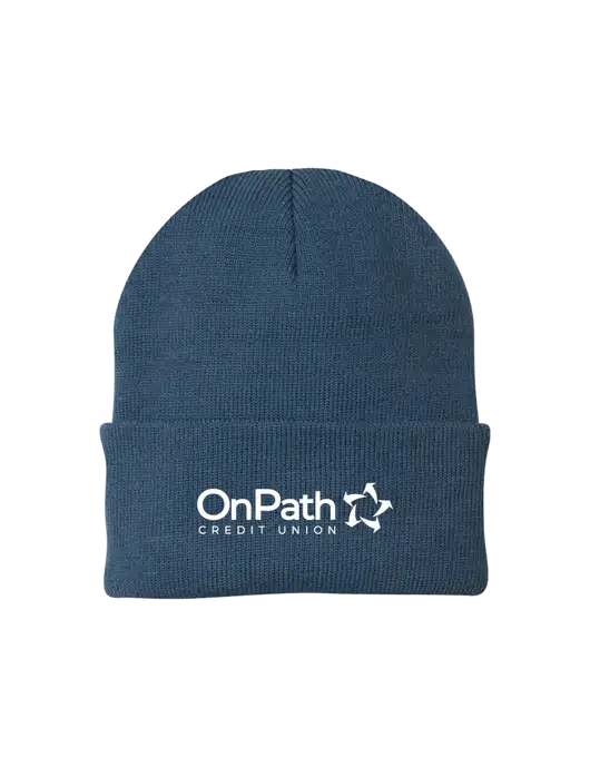 Dark Slate Knit Cap w/OnPath Logo
