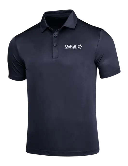 Navy Posi-UV Pro Polo w/OnPath Logo